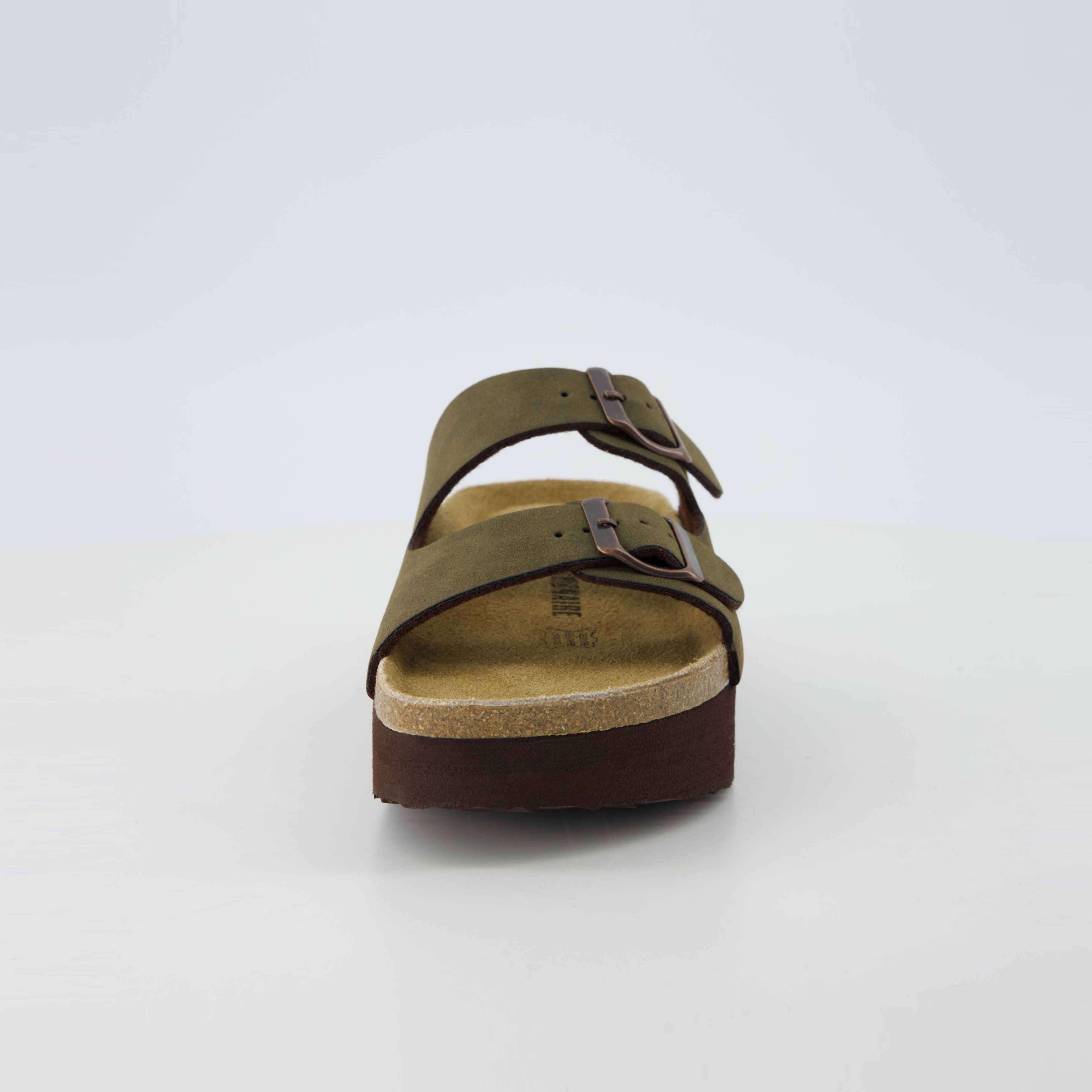 Plane Platform Footbed Sandal