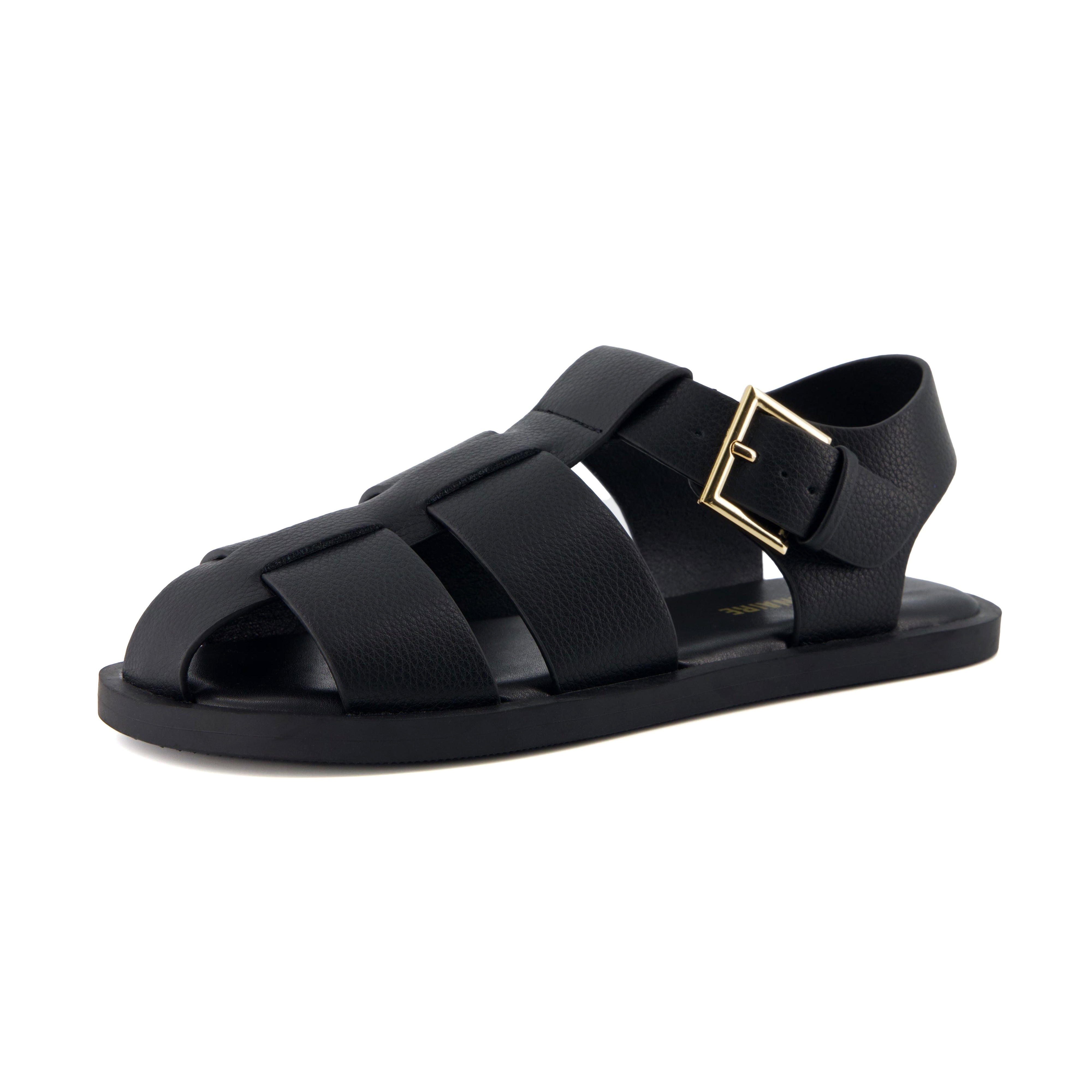 Plaza Fisherman Sandal Black