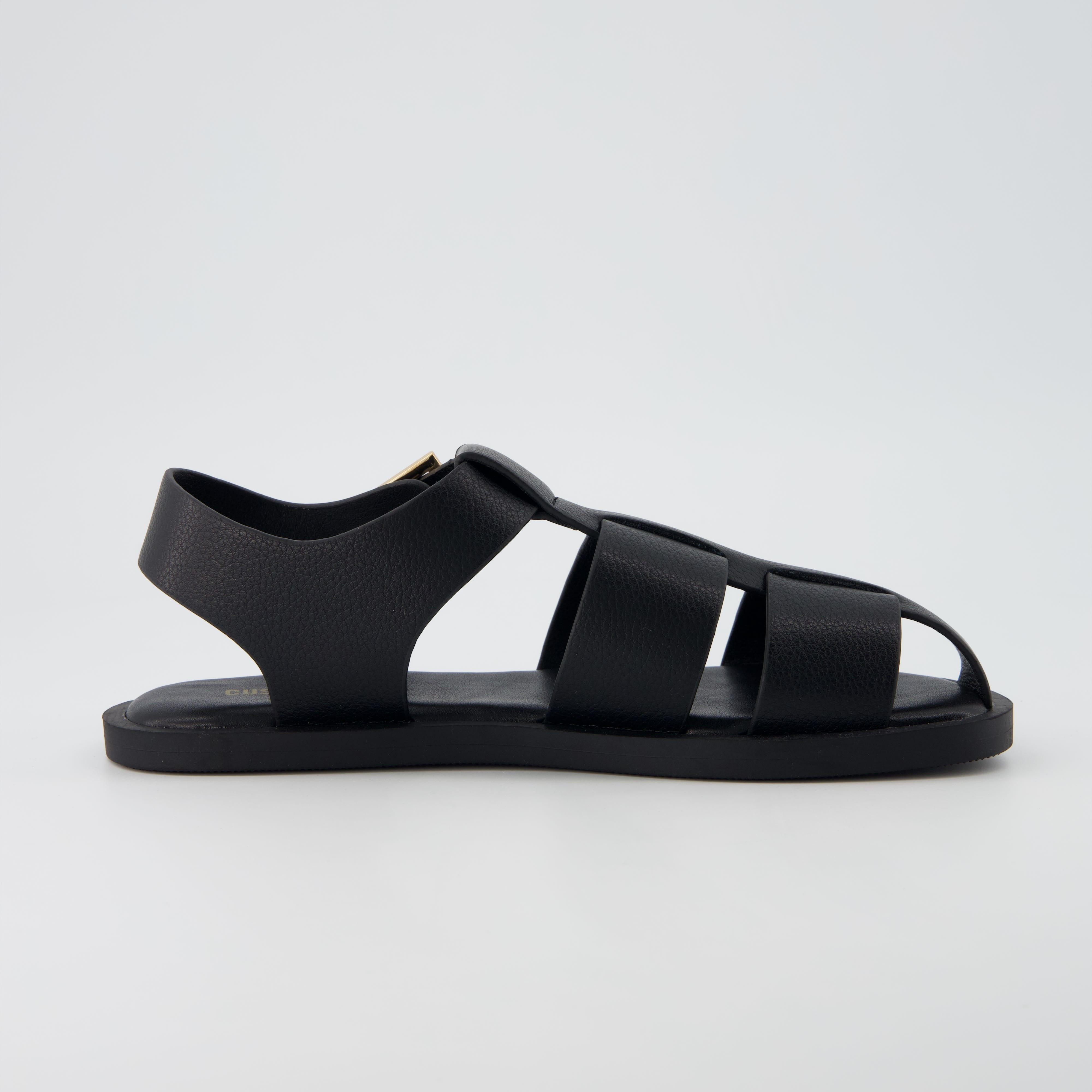 Plaza Fisherman Sandal Black