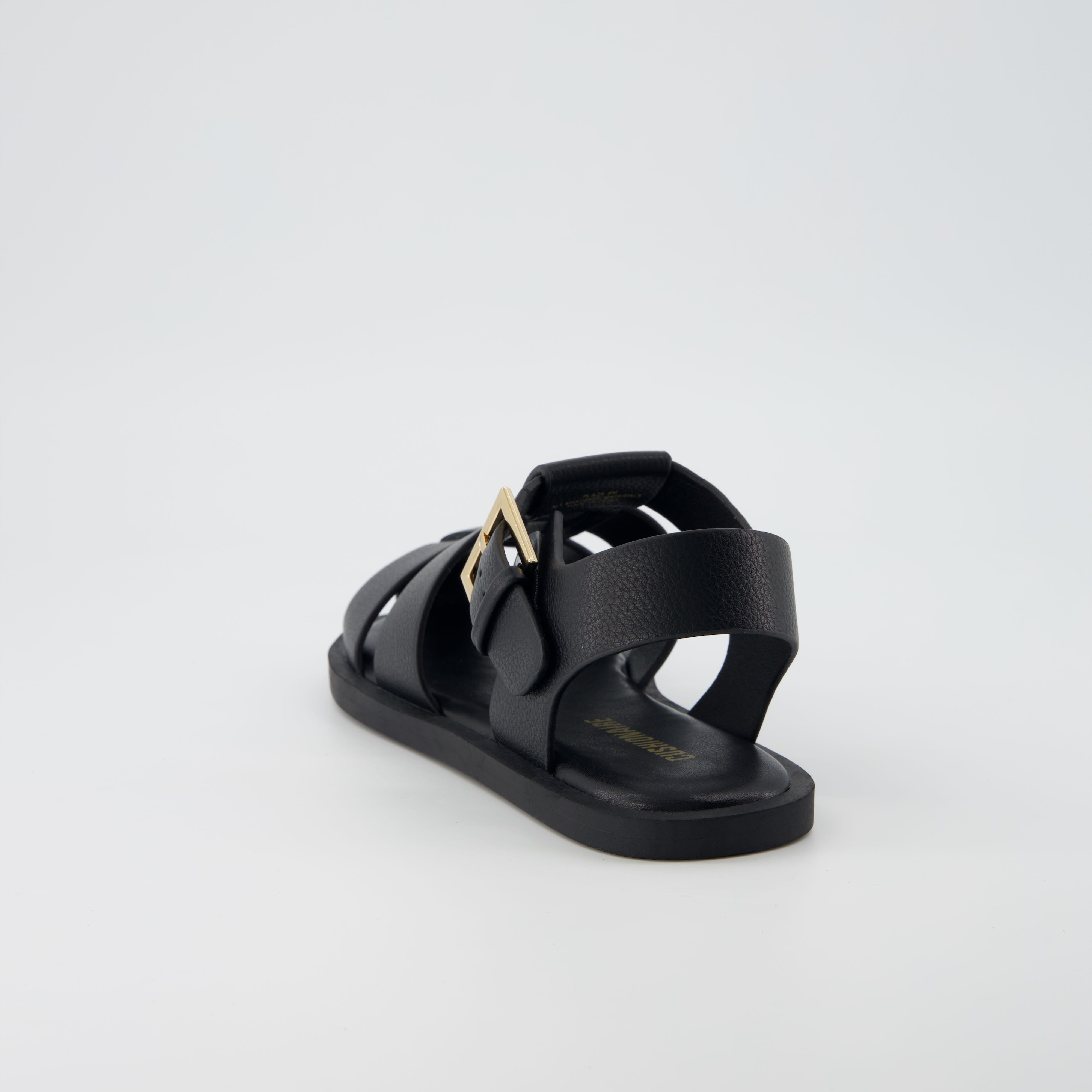 Plaza Fisherman Sandal Black