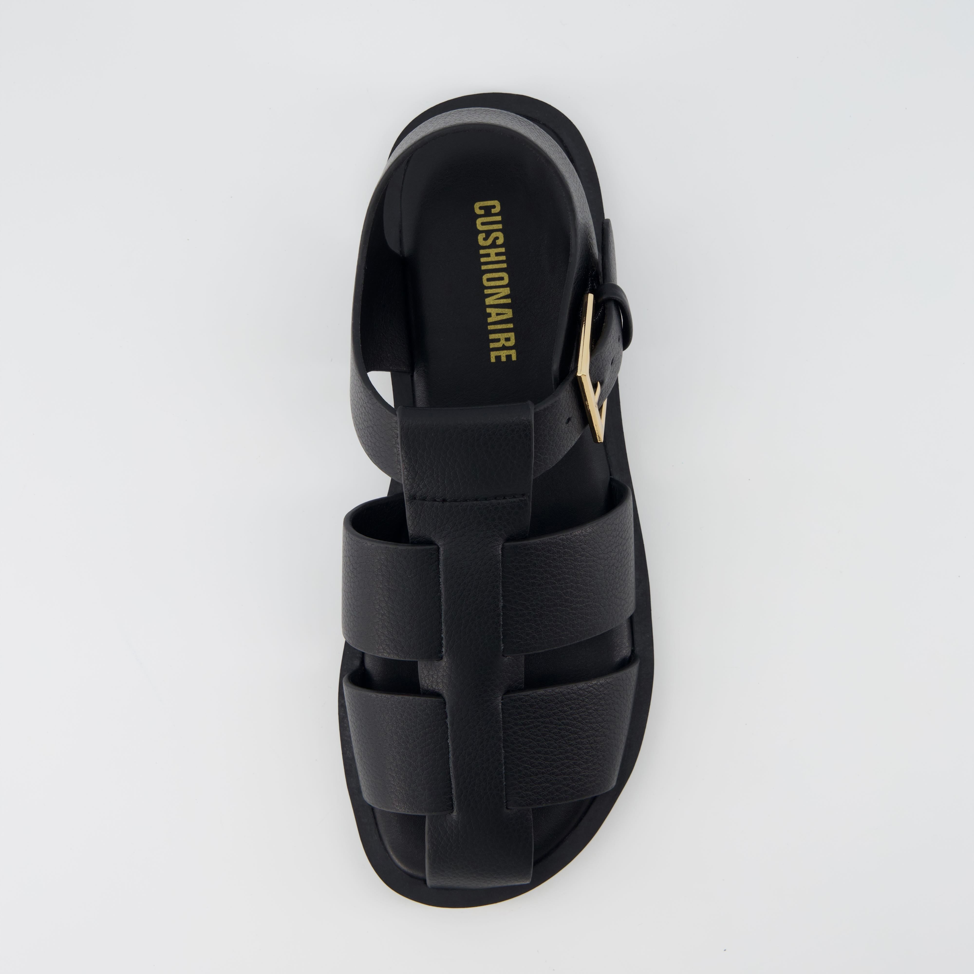 Plaza Fisherman Sandal Black