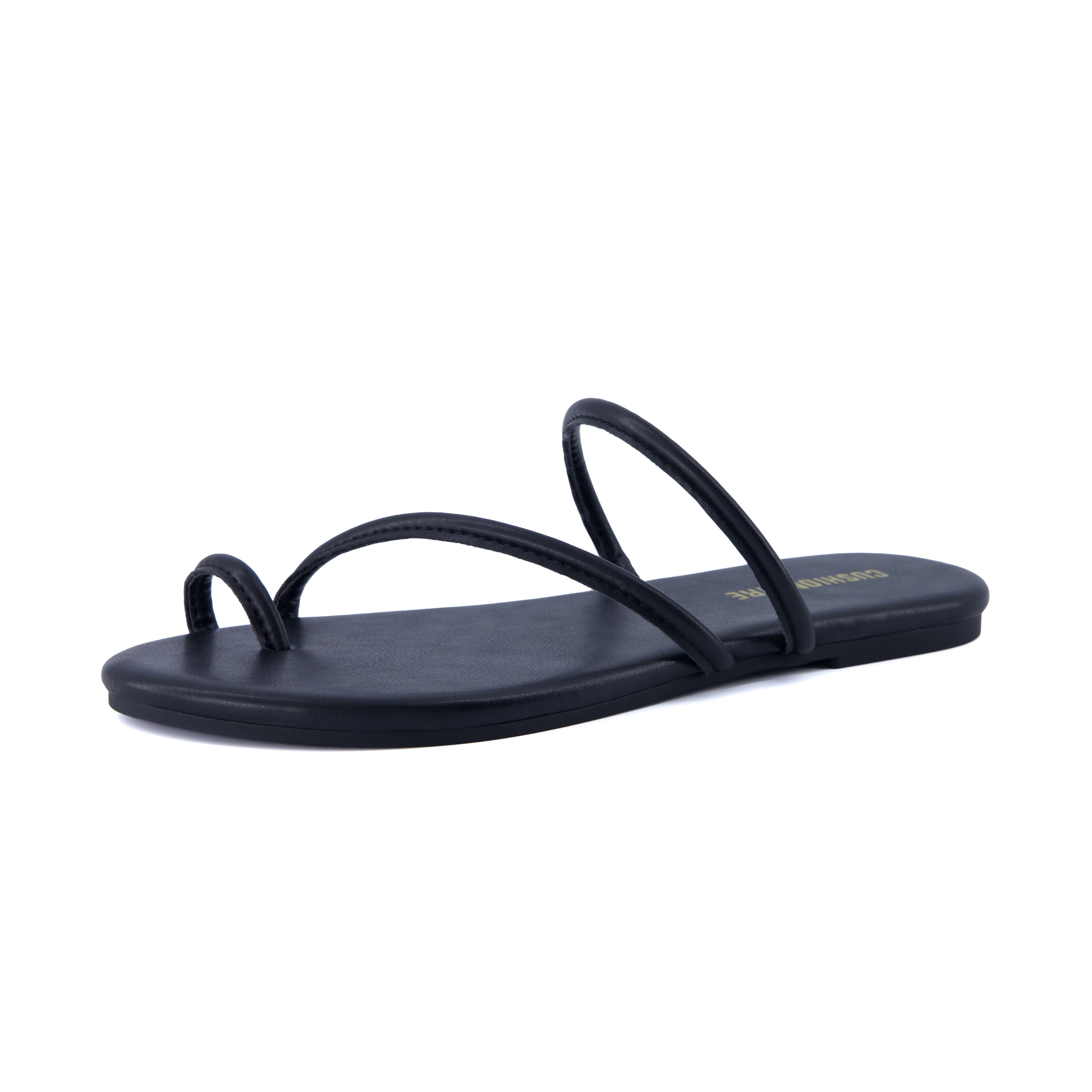 Resort Flat Sandal Black