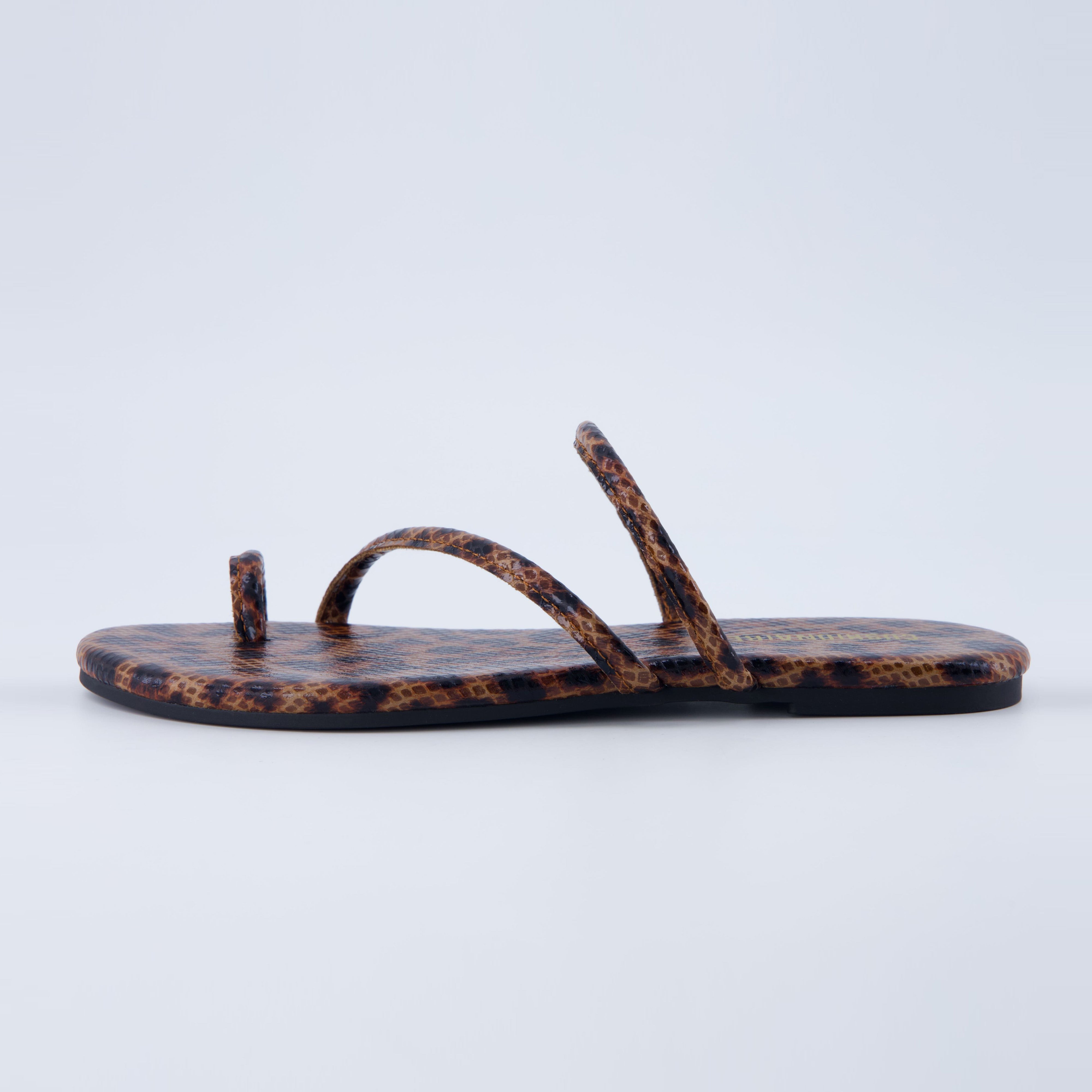 Resort Flat Sandal Leopard