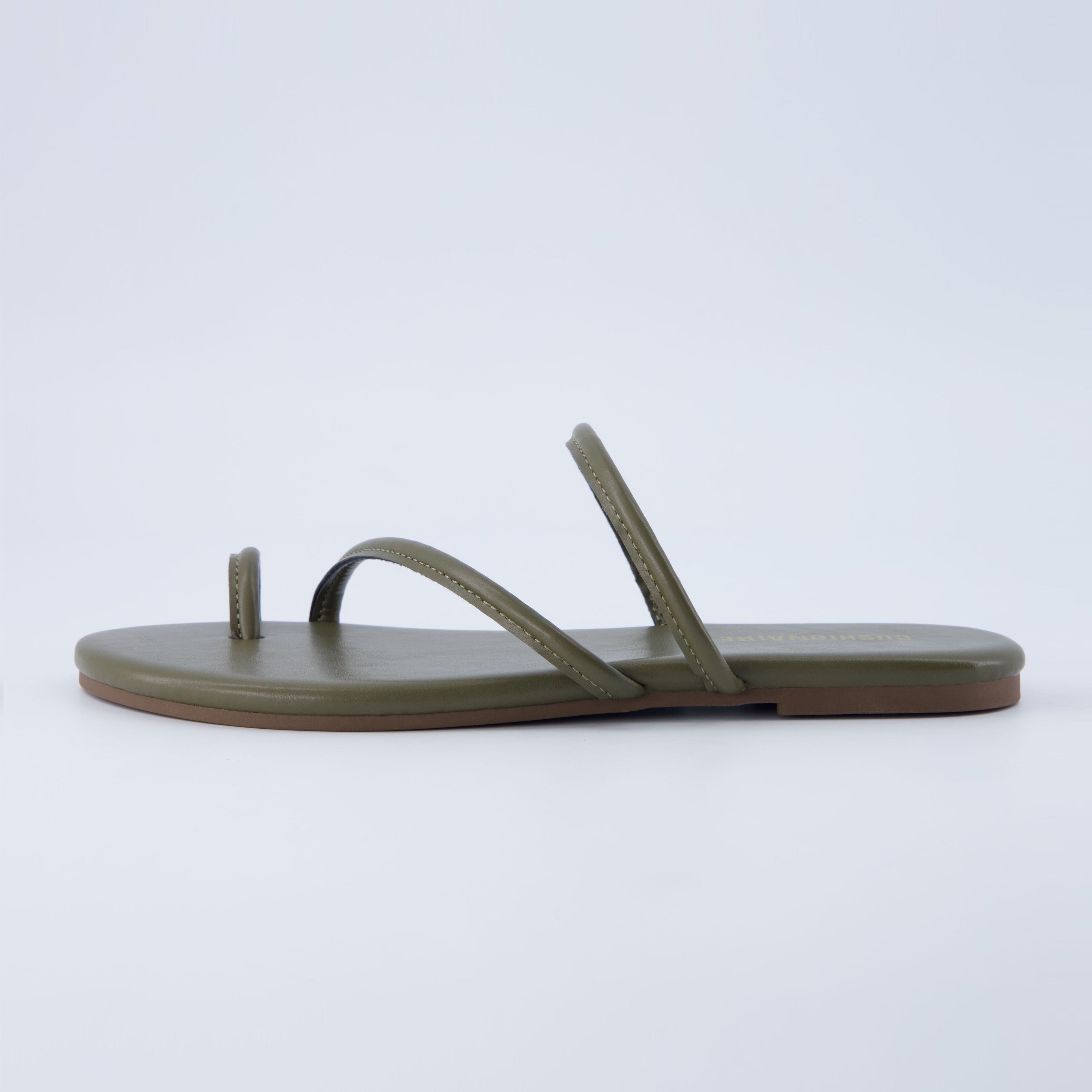 Resort Flat Sandal Olive