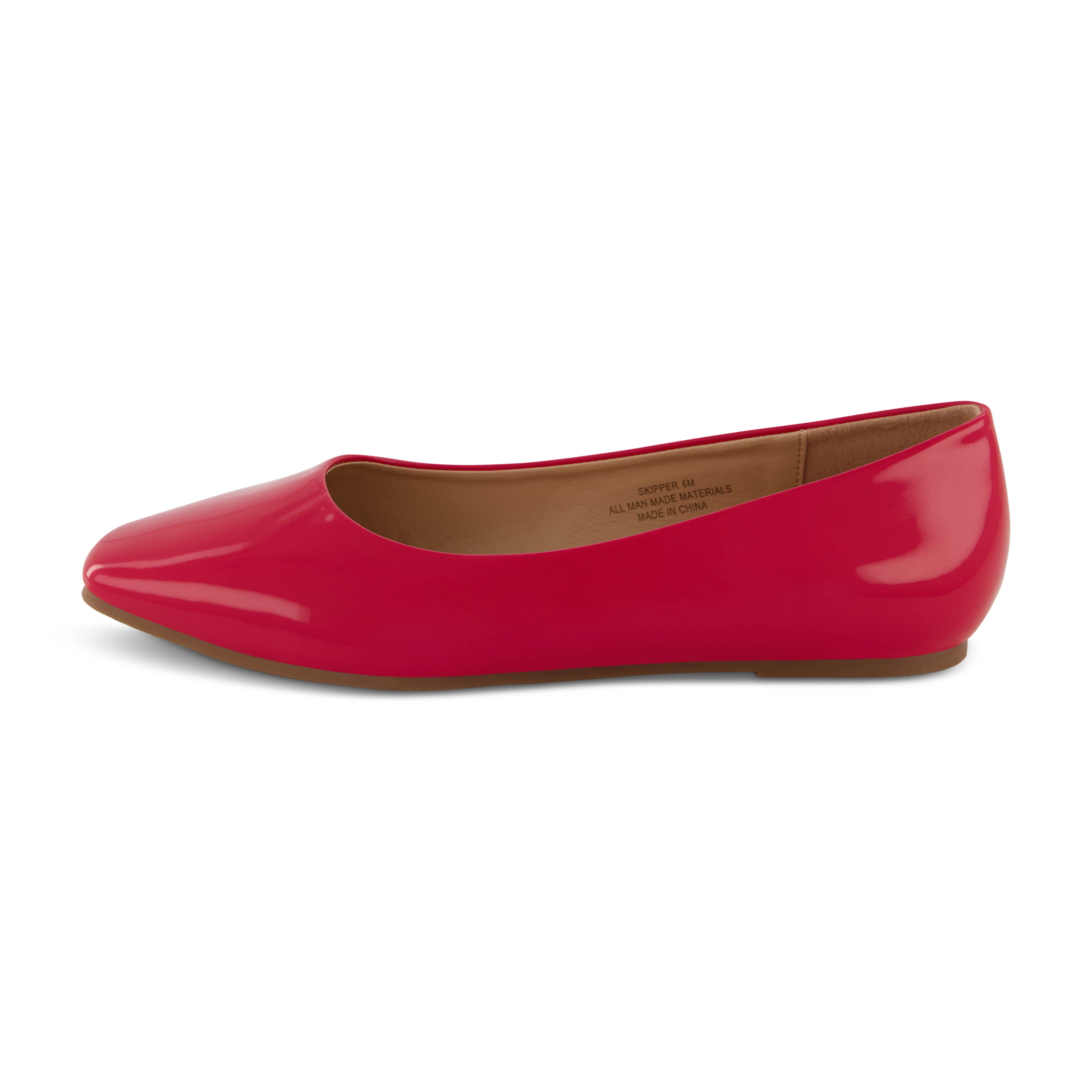 Skipper Ballet Flat Red Patent