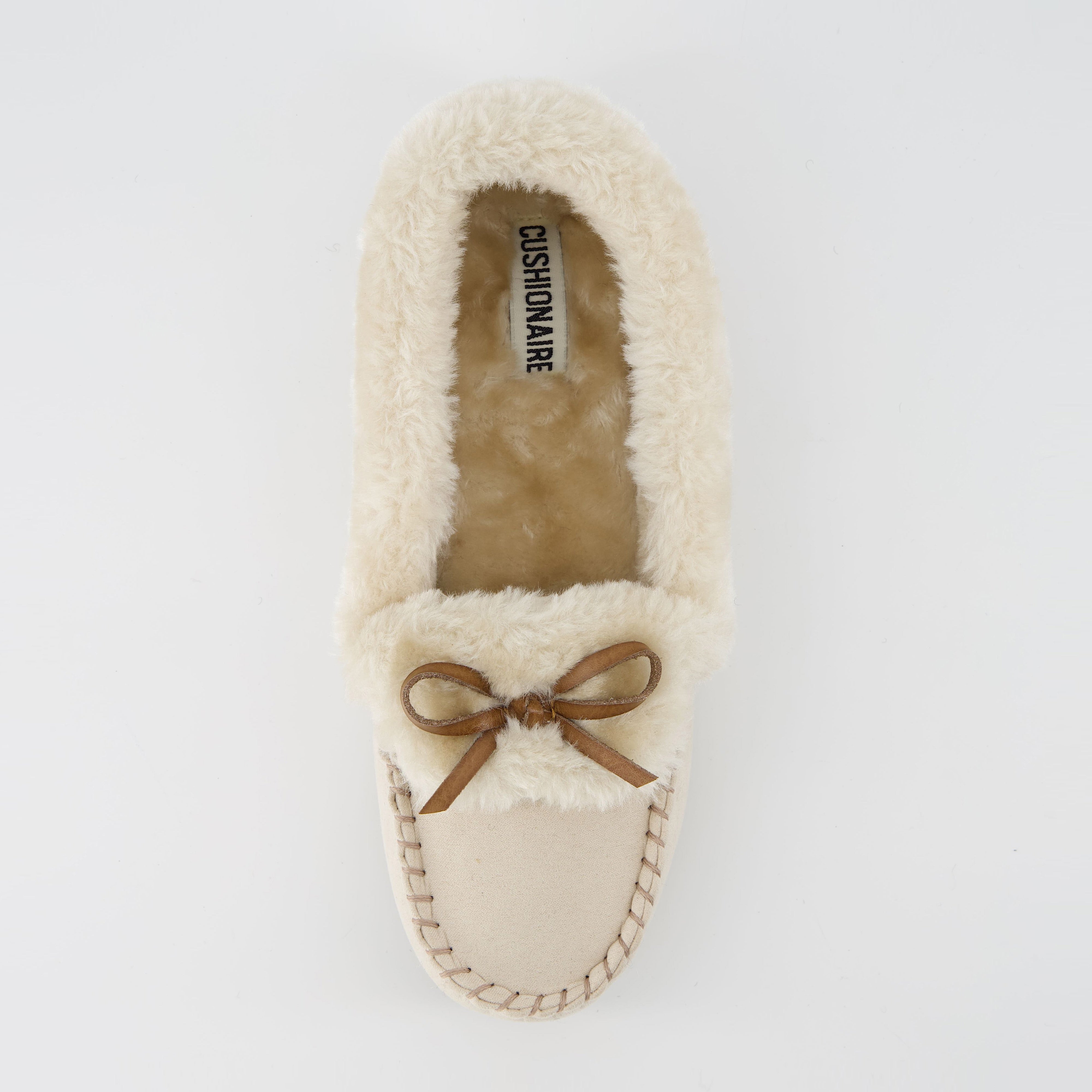 Stella Cozy Moccasin Slippers Khaki