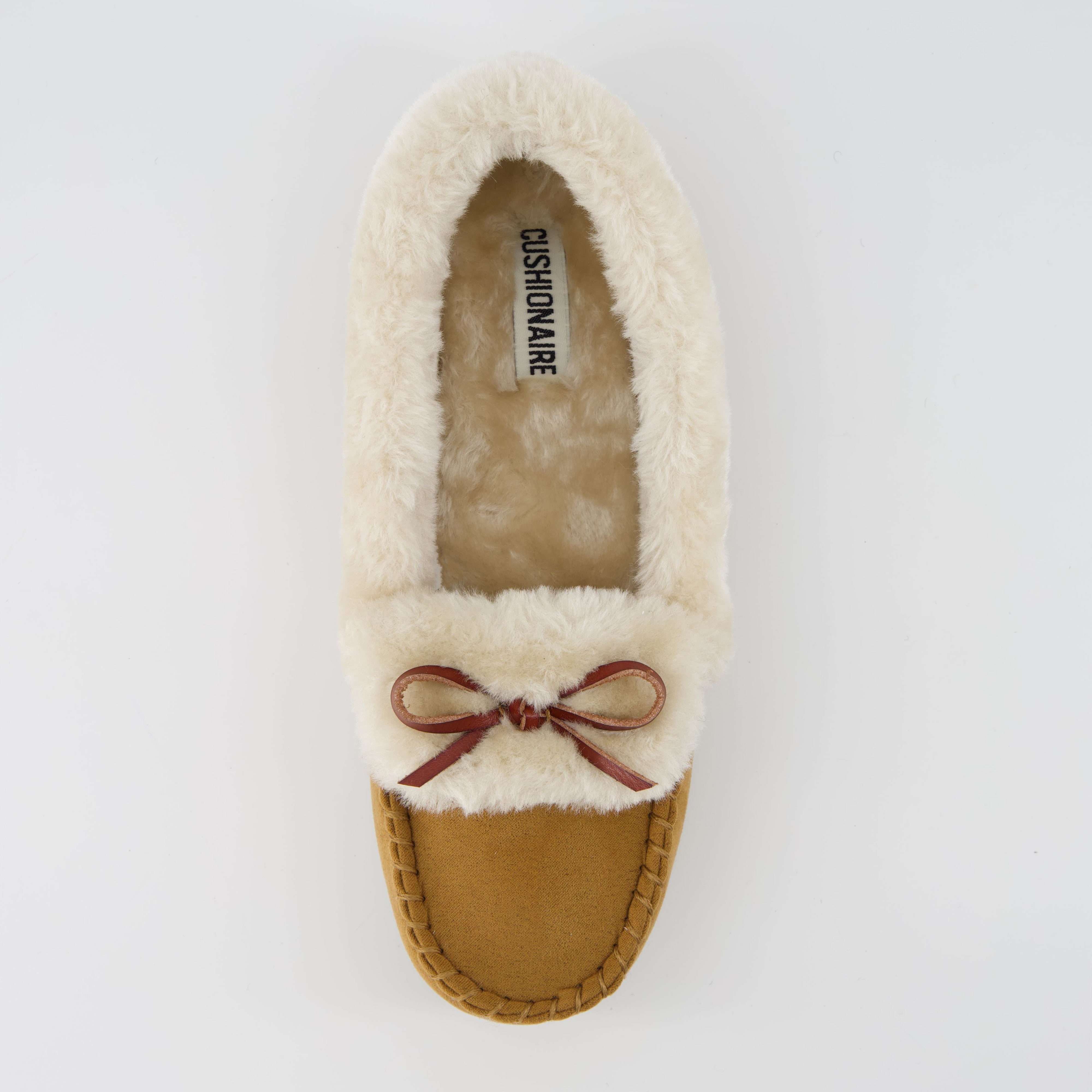 Stella Cozy Moccasin Slippers Chestnut