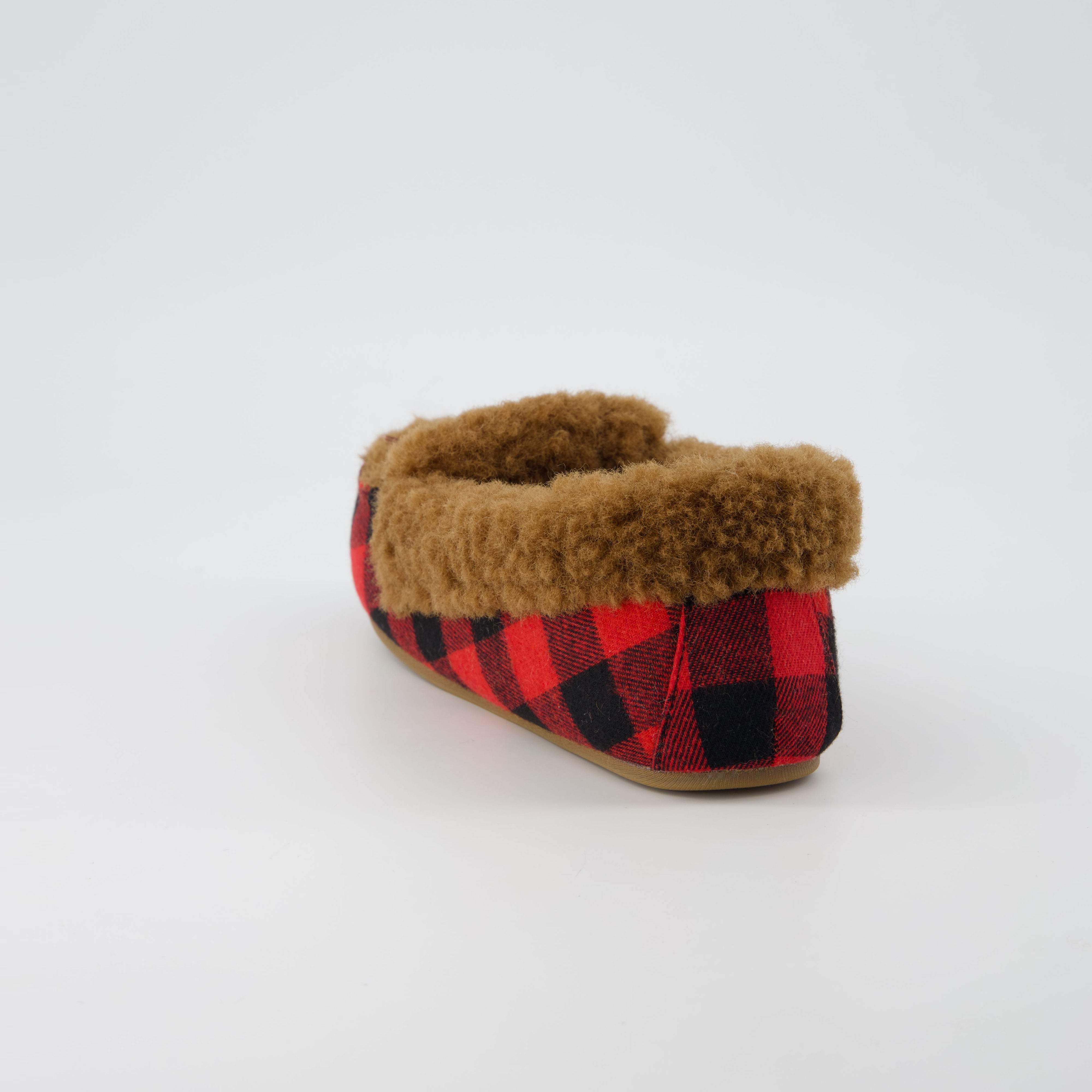 Stella Cozy Moccasin Slippers Brown