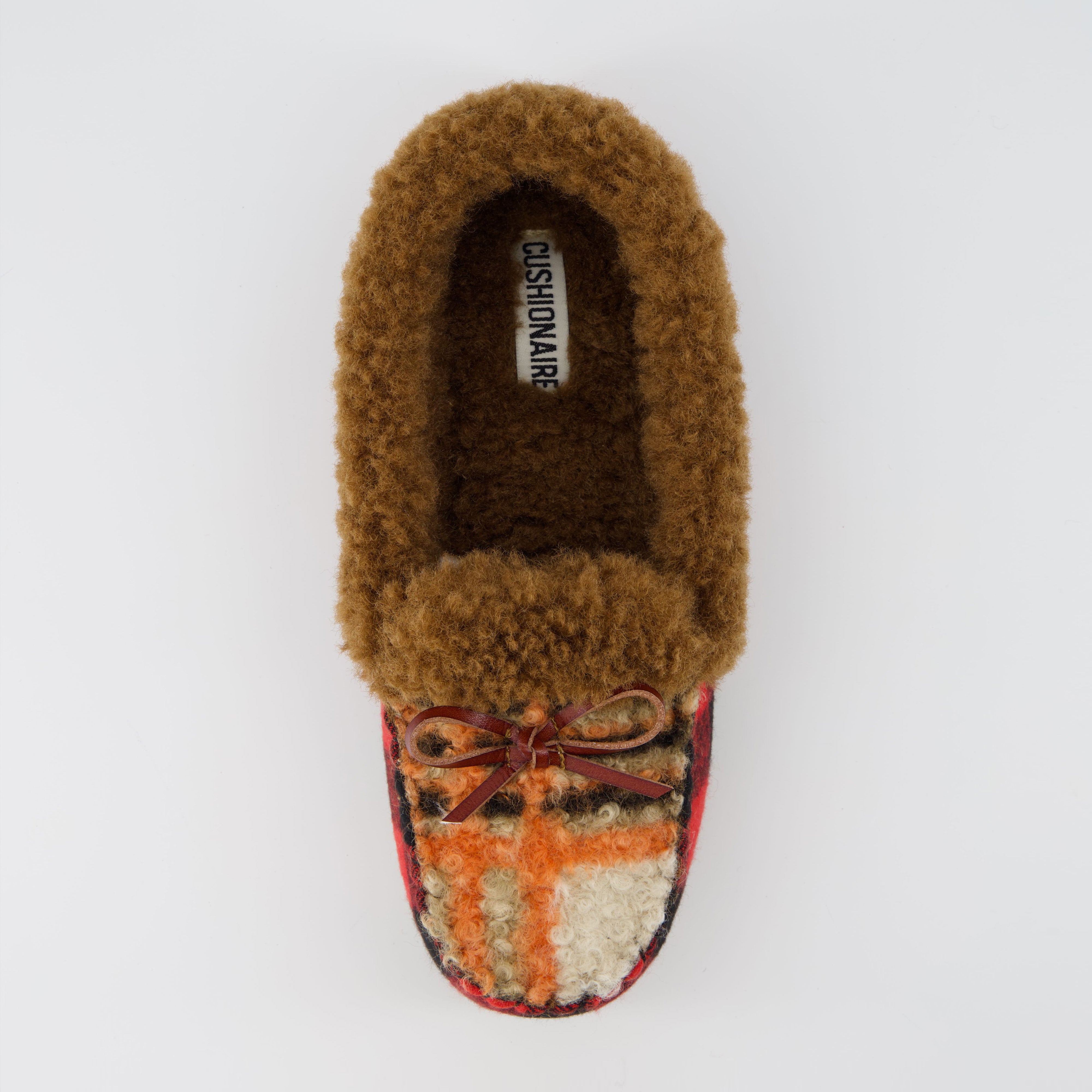 Stella Cozy Moccasin Slippers Brown Combo