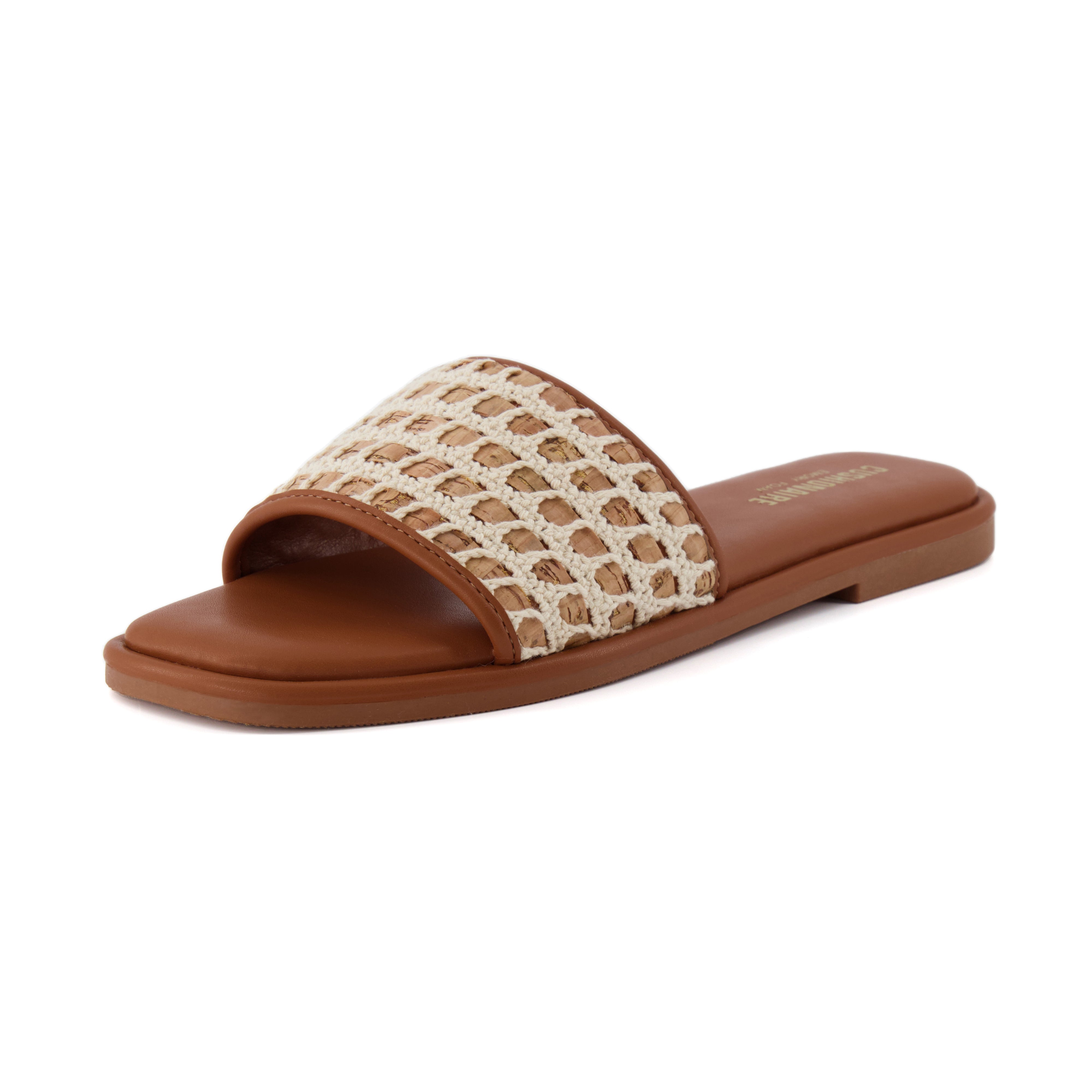 Taffy Crochet Slide Sandal