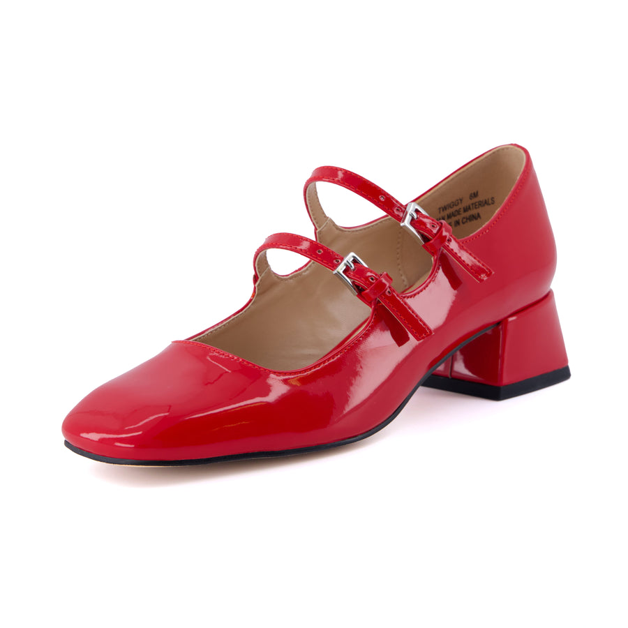 Cushionaire Women's Twiggy Patent Mary Jane