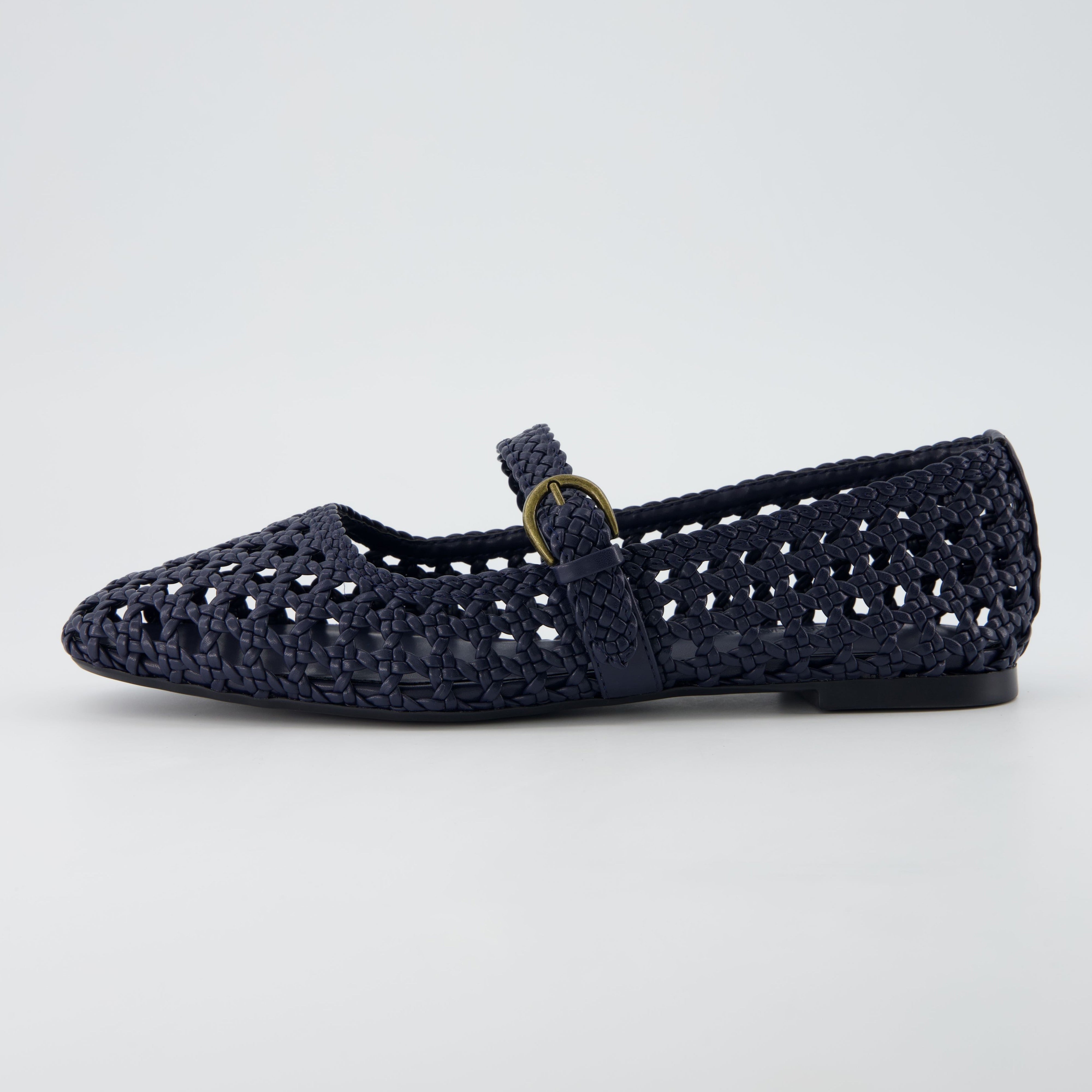 Weston Woven Mary Jane Navy