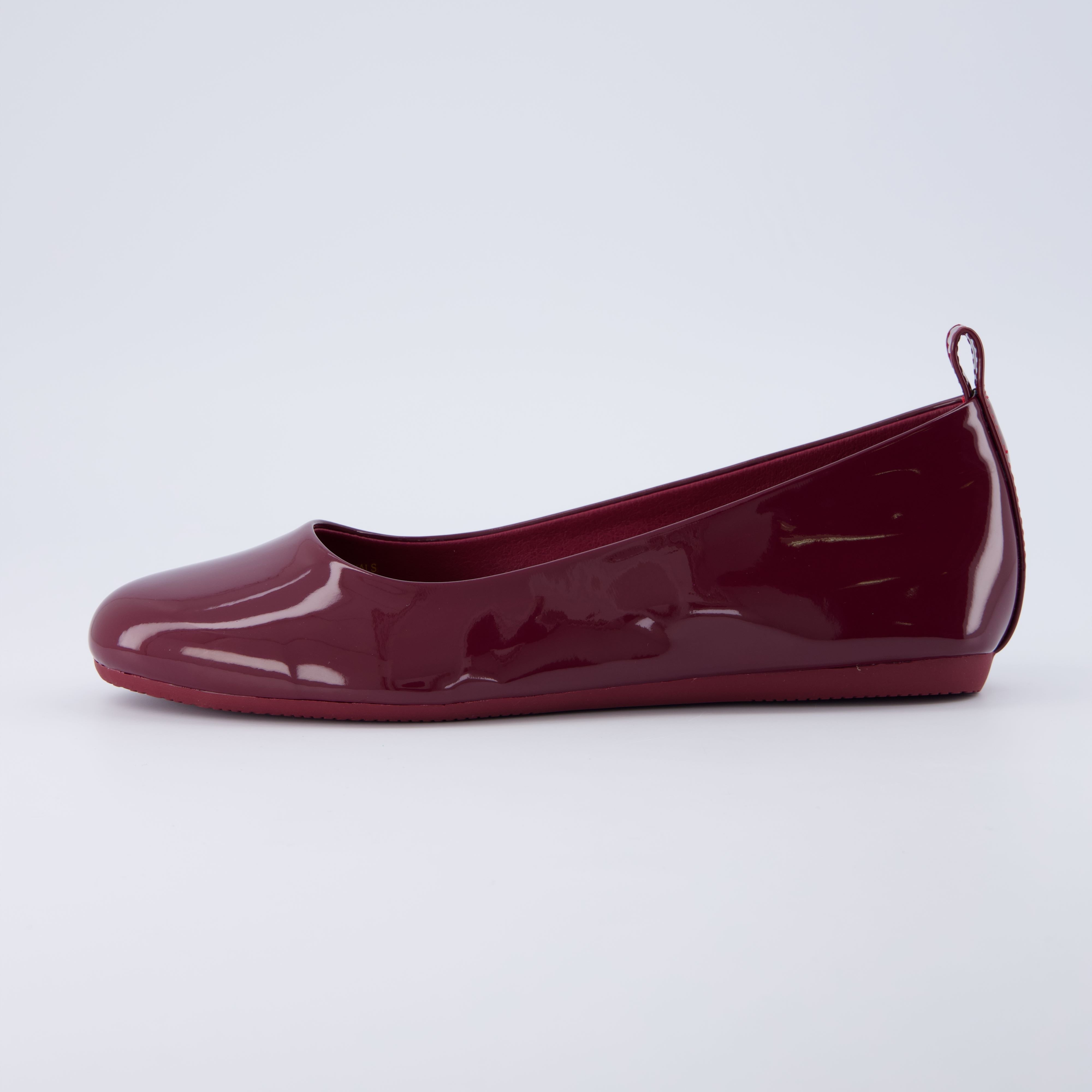 Wink Hidden Wedge Flat Burgundy Patent