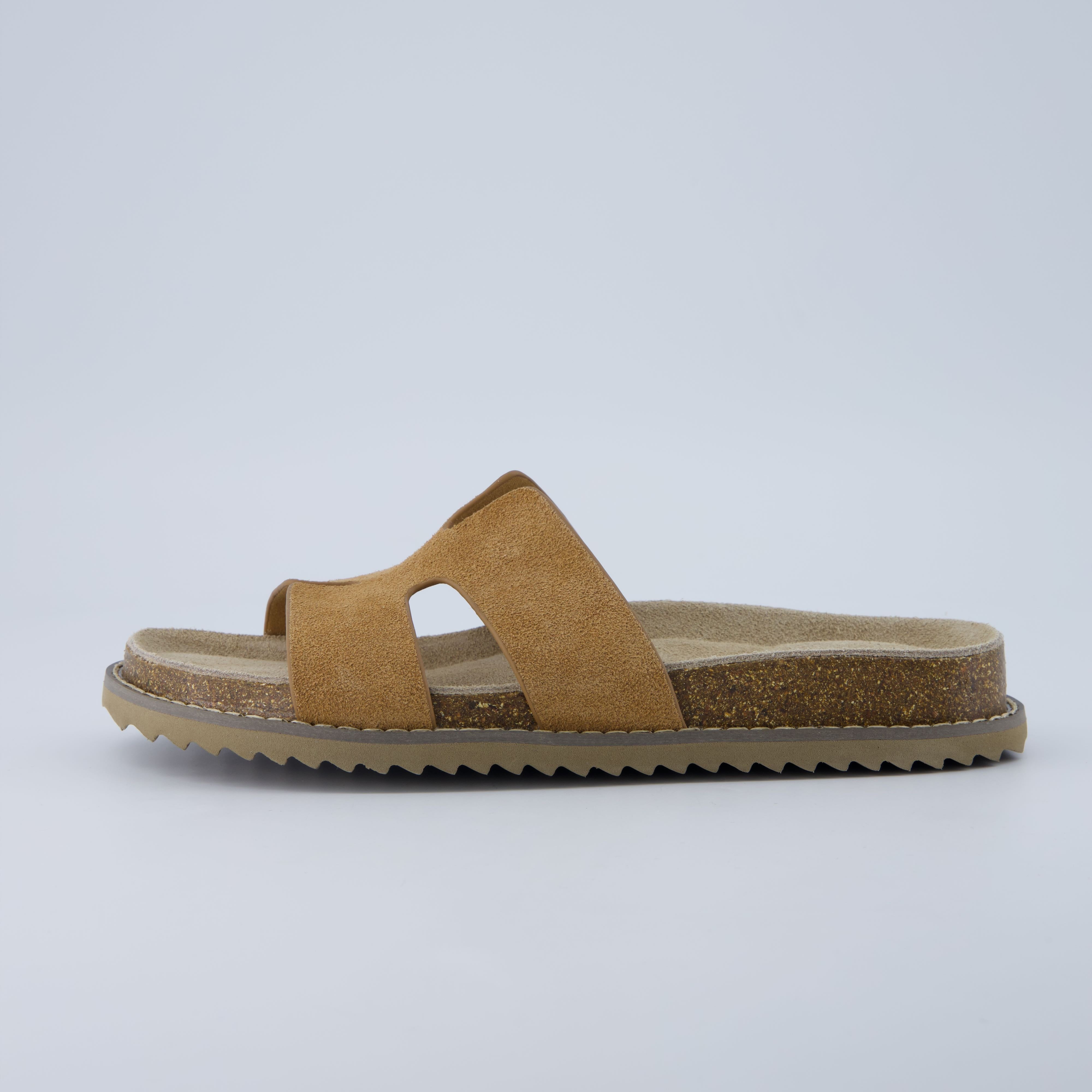 Wisdom Cork Sandals Chestnut