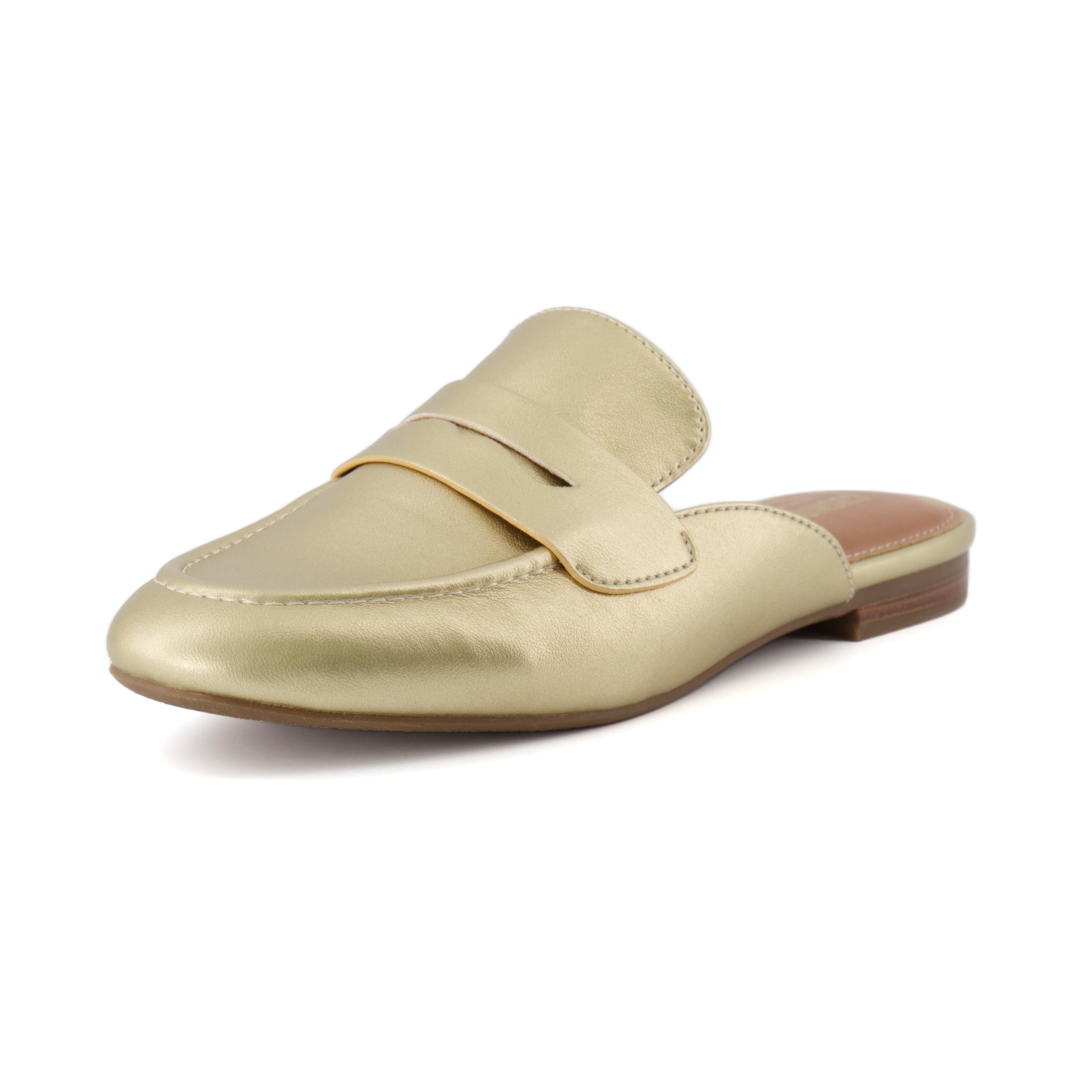 Yale Slip On Mule Gold