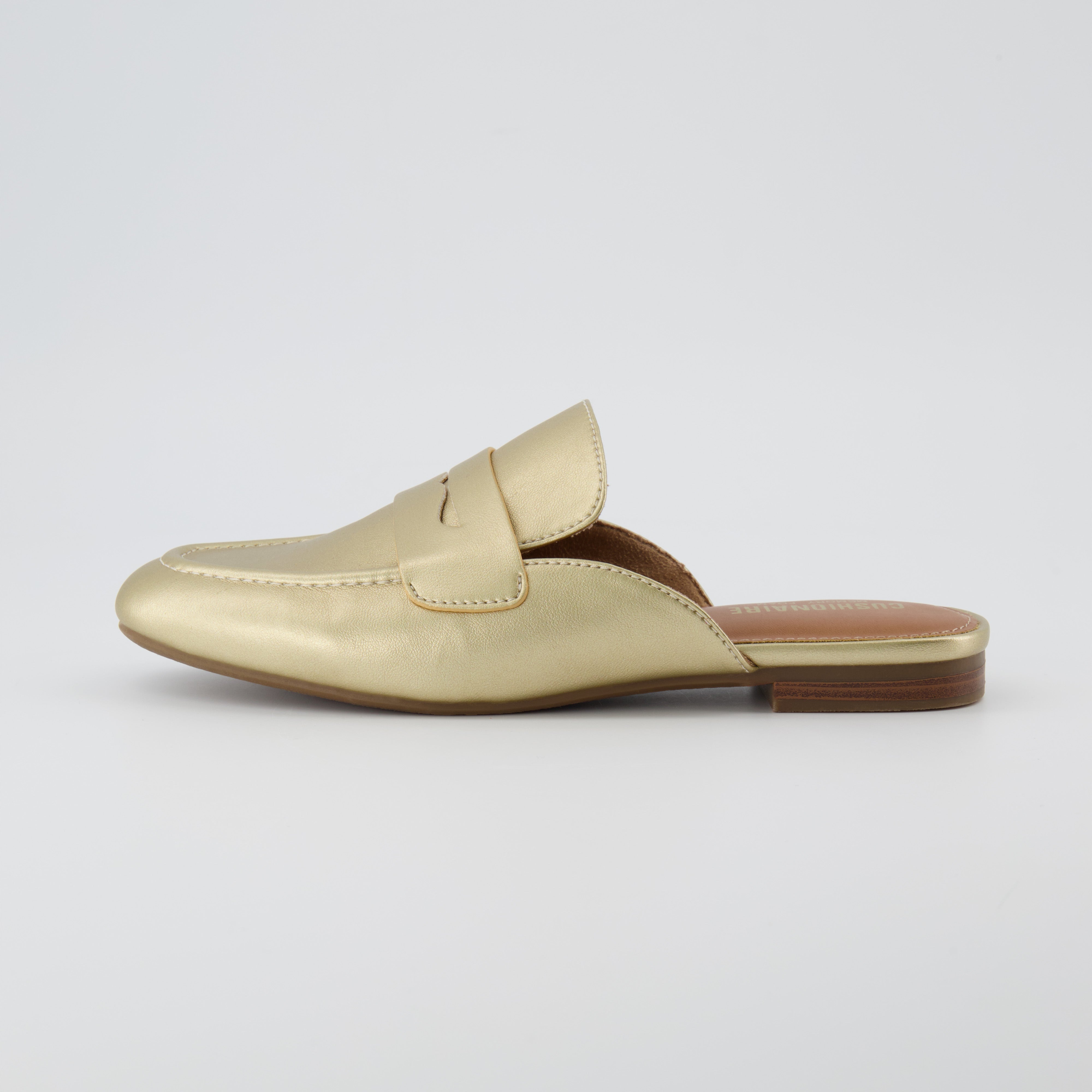 Yale Slip On Mule Gold