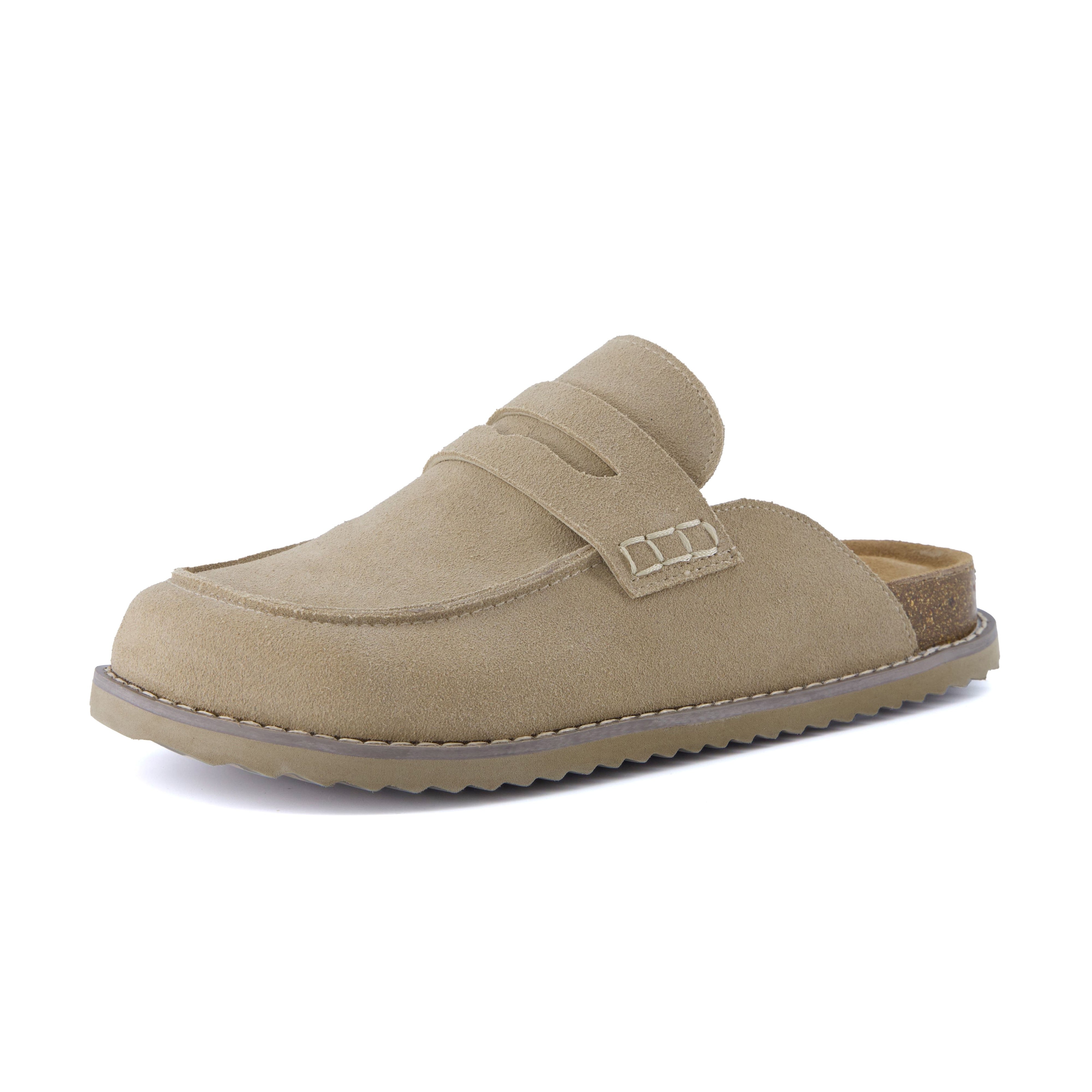 Zola Suede Clog Biscuit