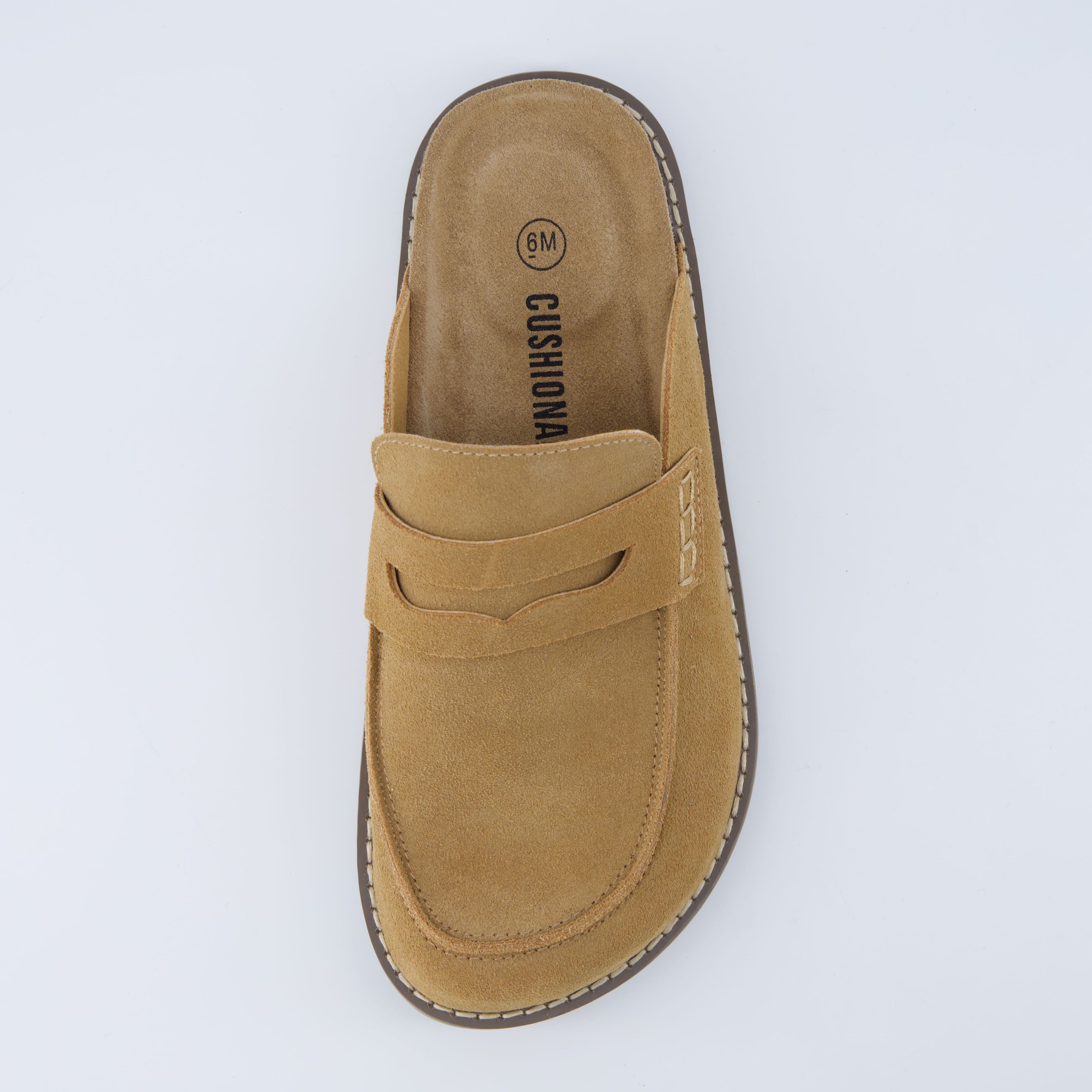 Zola Suede Clog Chestnut