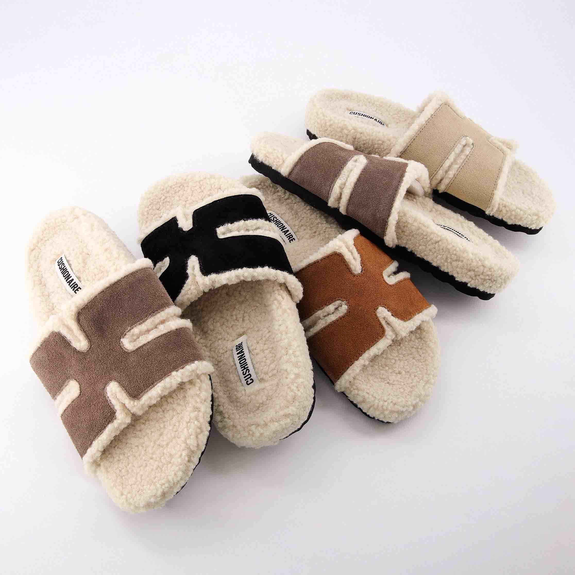 Cuddle Shearling Footbed Sandal