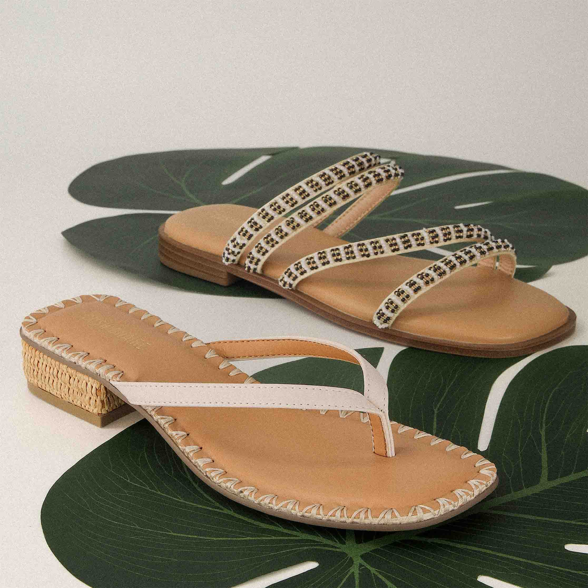 Breezy Heeled Thong Sandal