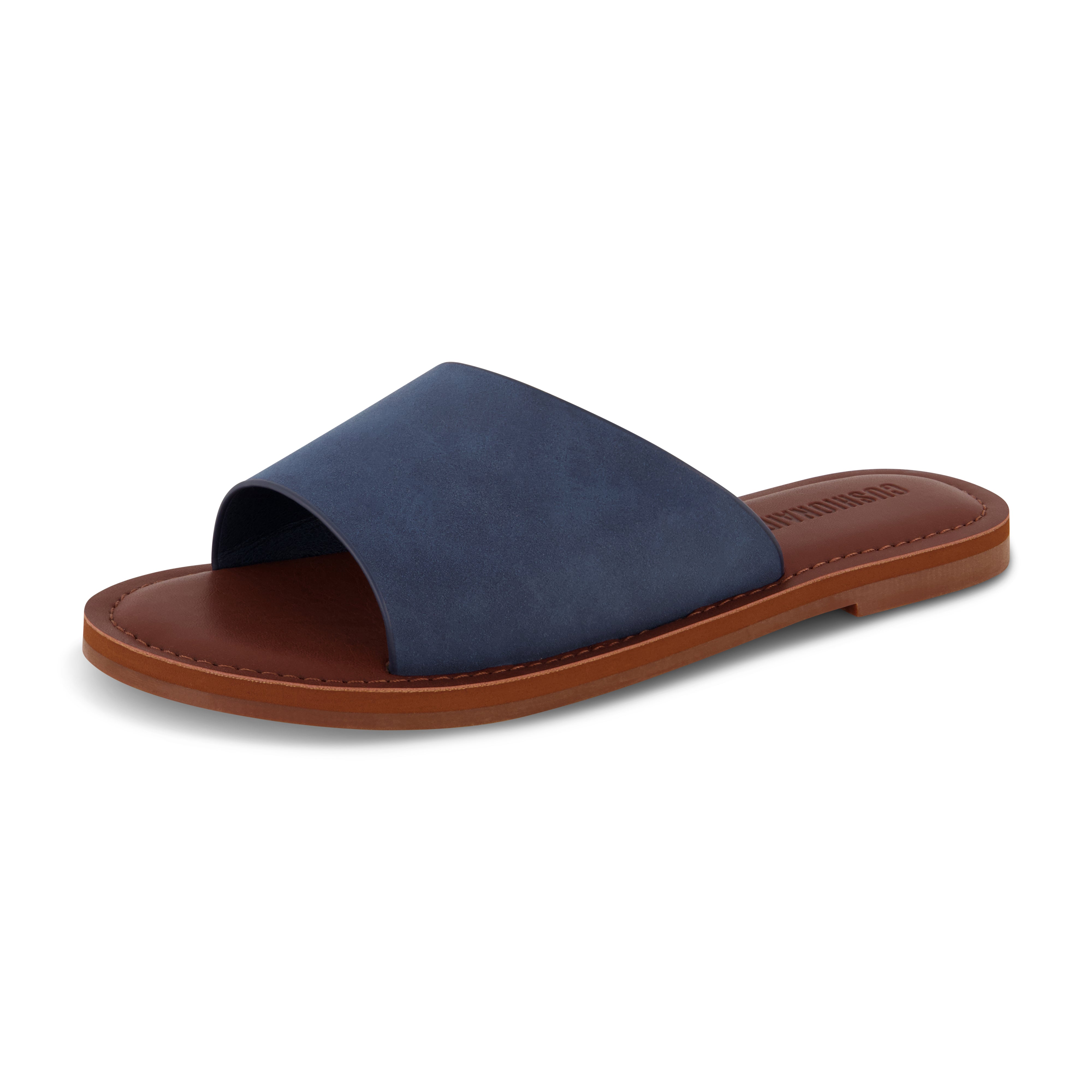 Carly One Band Slide Sandal Suedes