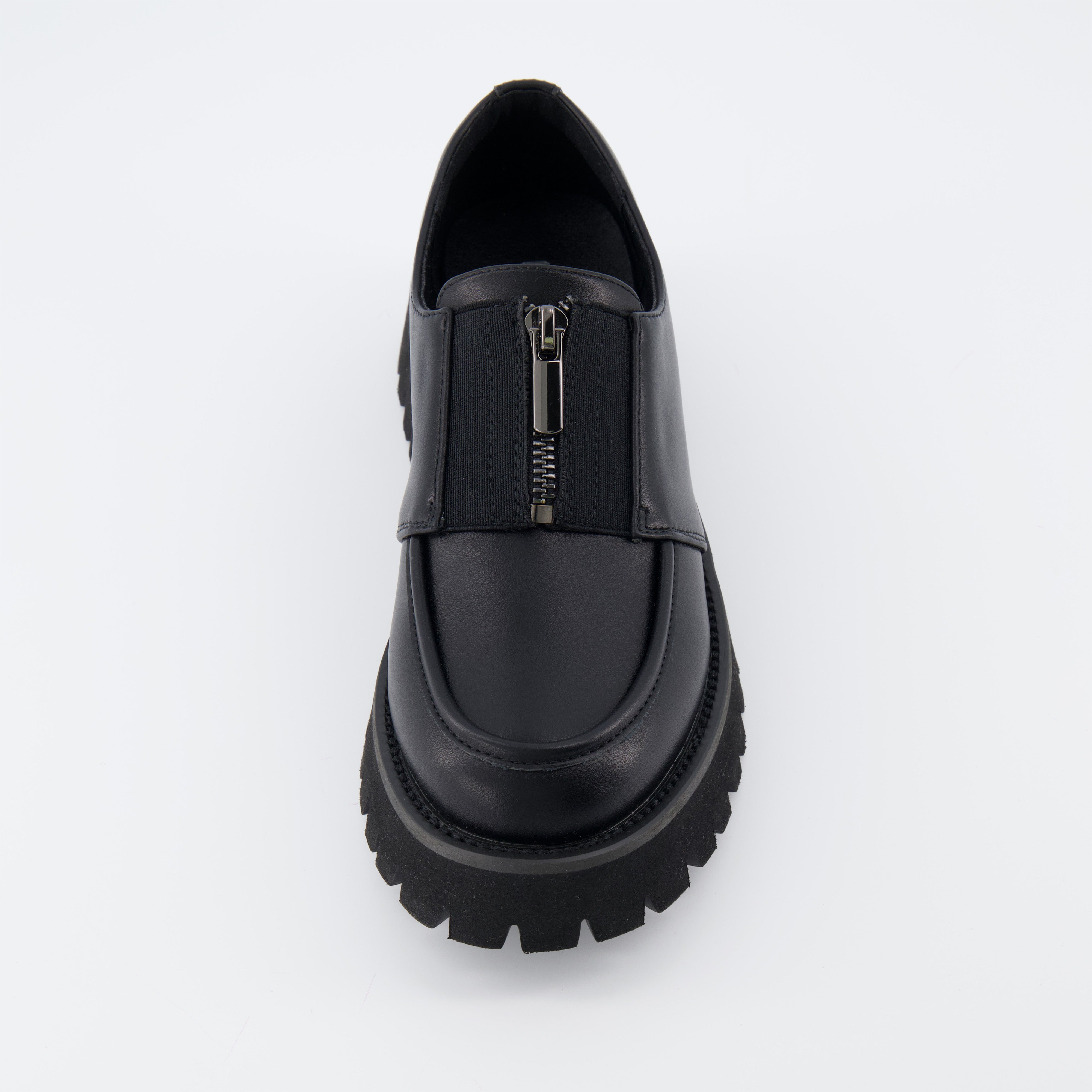 Zipper loafers on sale