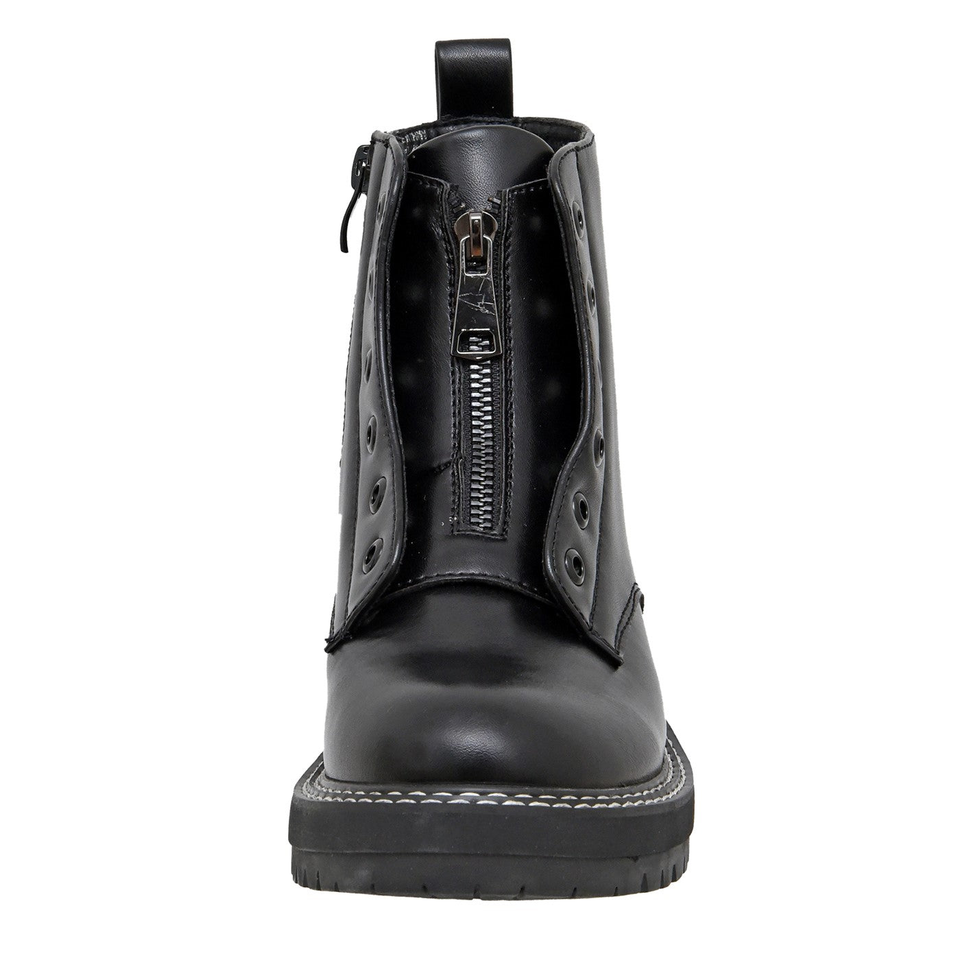 Boots with sale front zipper