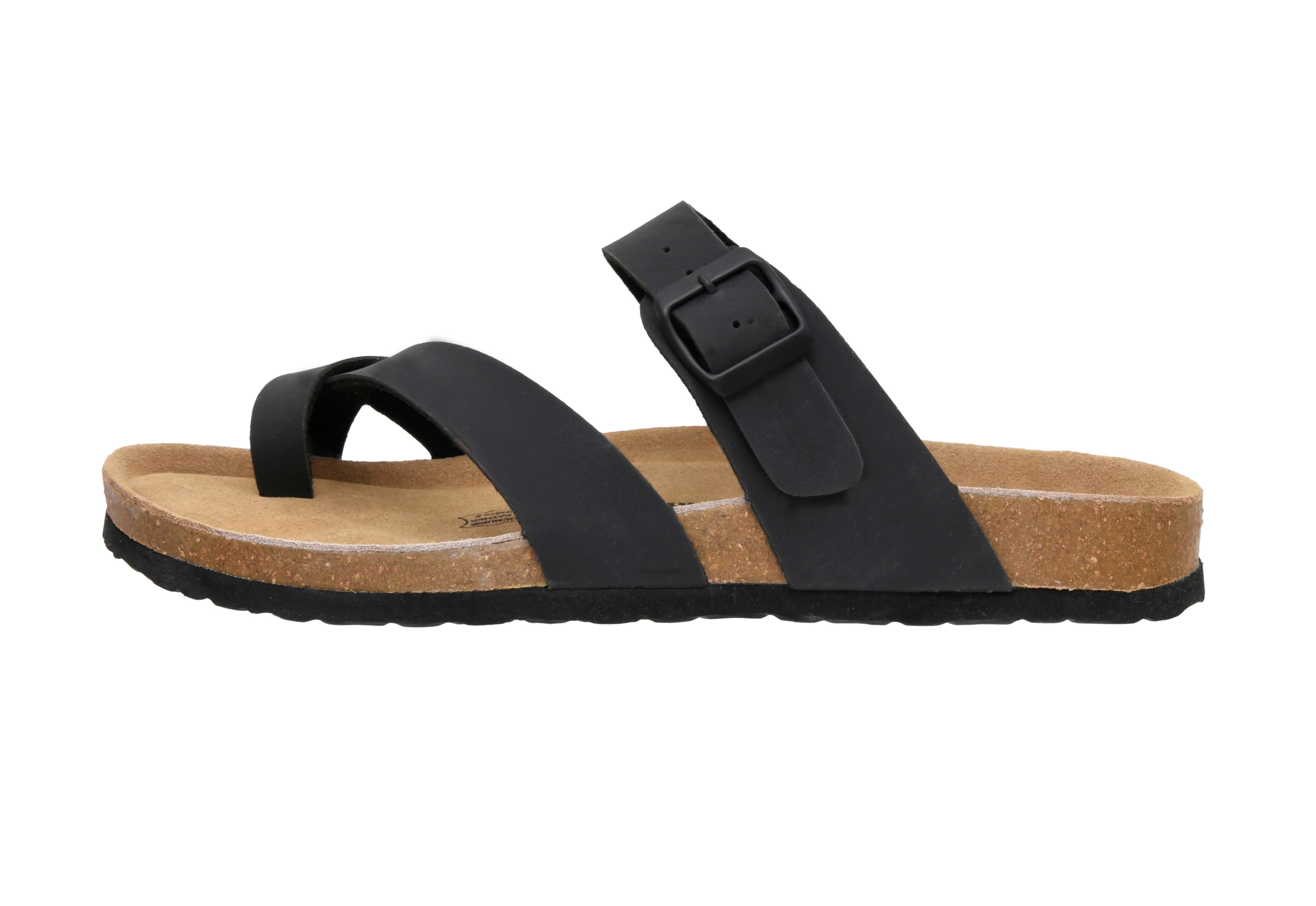 Cushionaire Men's Luna Cork Footbed Sandal