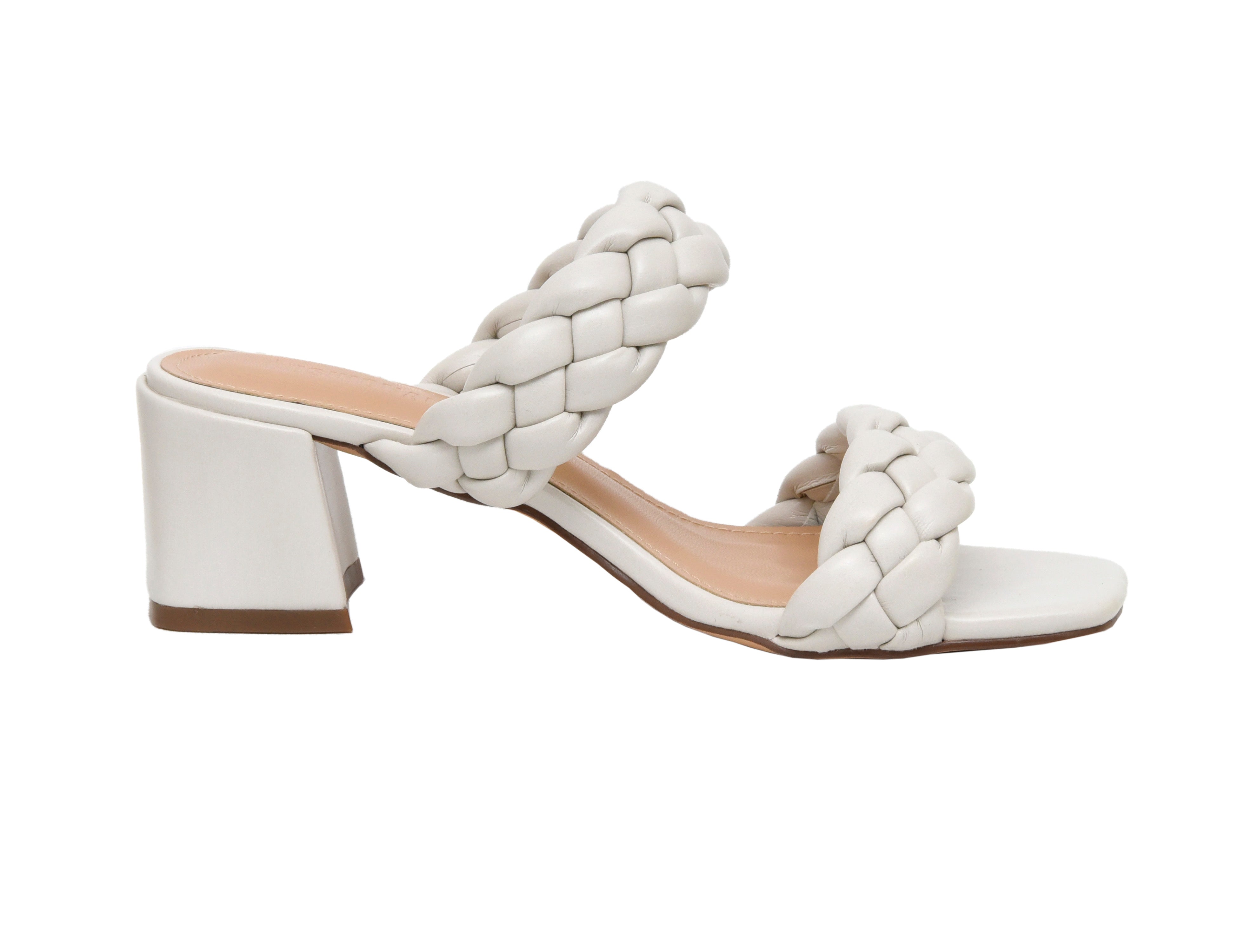 Onyx Braided Two Band Sandal Neutral