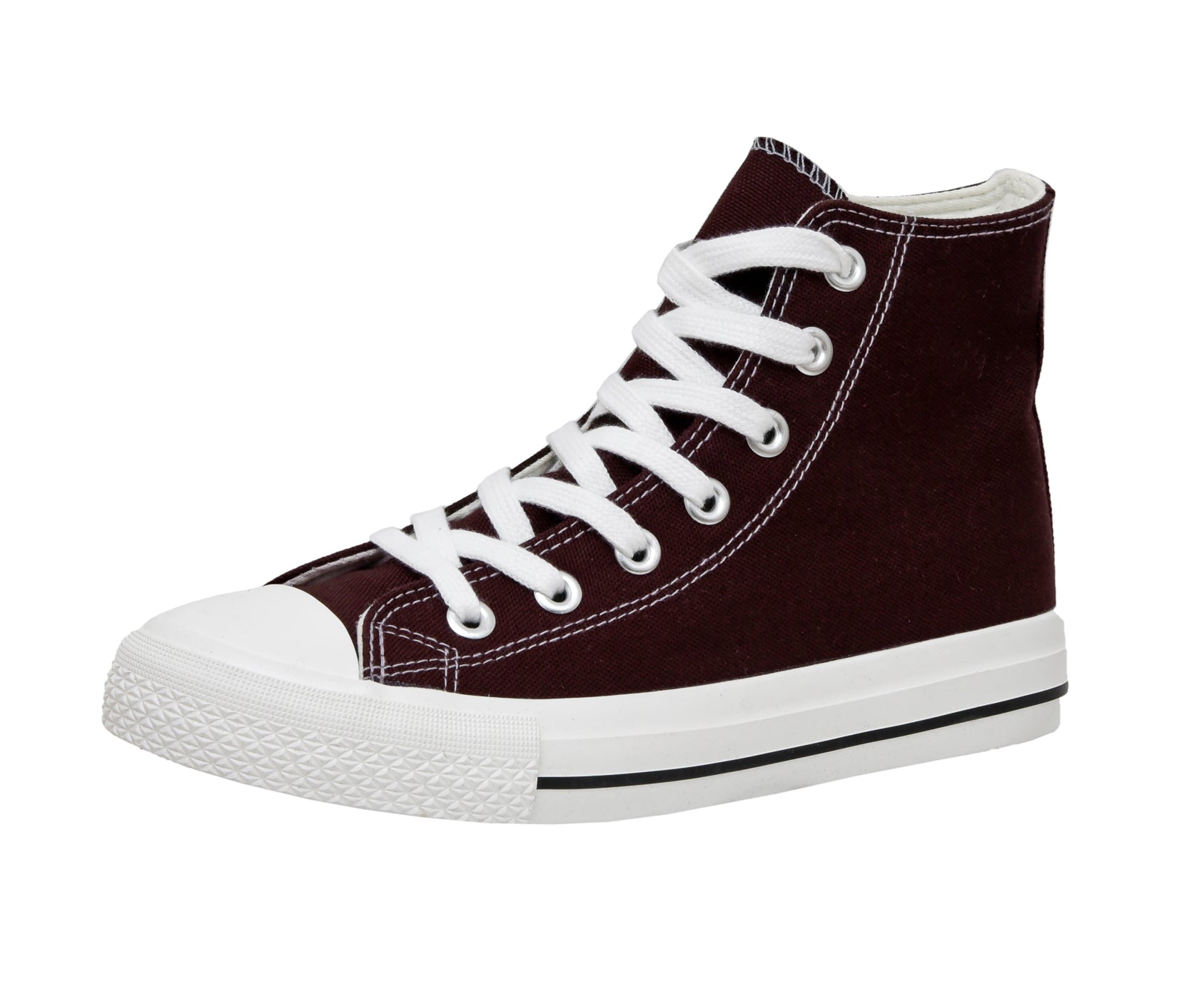 Cushionaire Women s Vance High Top Canvas Sneaker Red Zipper 6.5